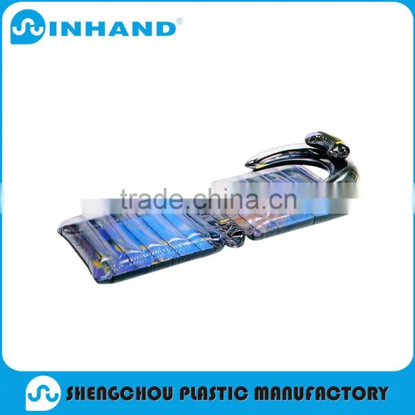 OEM swimming pool beach inflatable lounger float floating row air mattress single