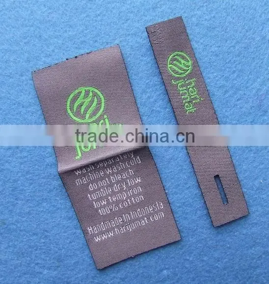 Garment Woven Damask Care Label photo-4