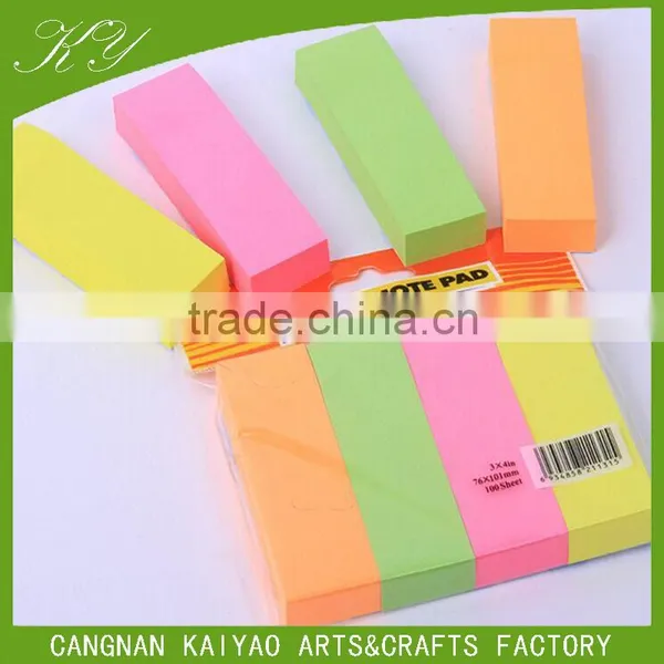 Customized Reminder Function 4pcs Colored Fancy Sticky Notes photo-3