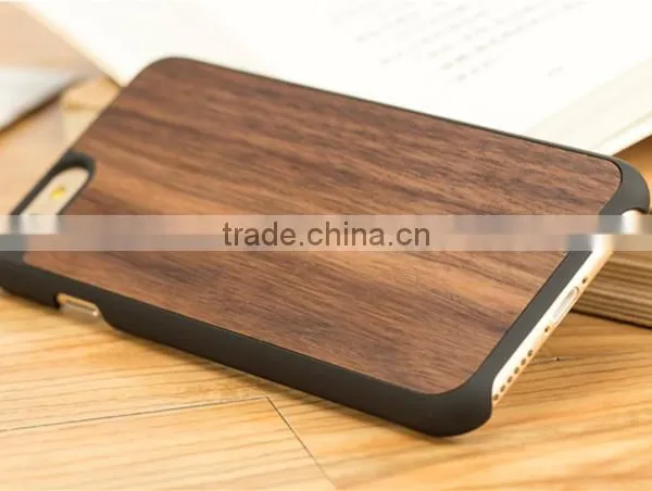 Eco-Friendly Natural Wood Phone Case PC Walnut Wood for IPhone 6/6S photo-6