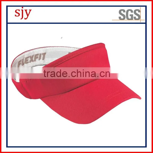 100% Cotton Fashion Elastic Back Sport Fishing Sun Visor