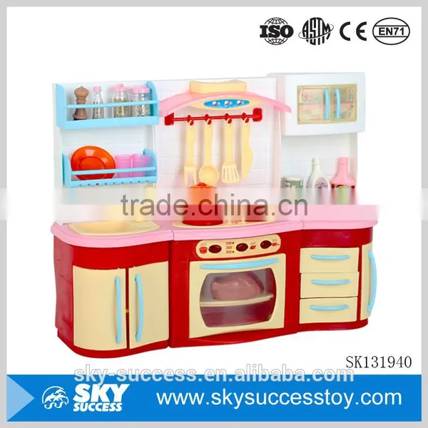 Suit Children Wholesale Girl Cupboard Toys Kitchen Play Set for Girl