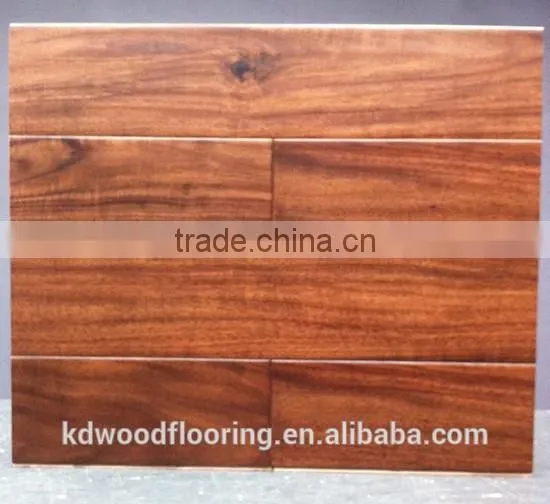 Small Leaf Acacia Walnut Color Wood Flooring photo-3