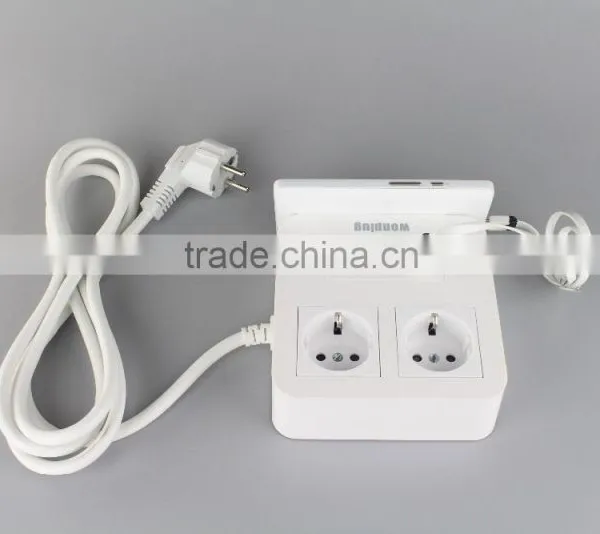 New Arrival CE VDE Approved 2 Schuko Type Charging Outlets With Phone Holder Suitable for Home/office photo-4