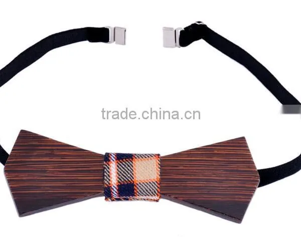 2016 Solid Good Quality Wooden Bow Tie For Men Classic Wooden Bow Ties Factory Neckwear 3D Handmade Butterfly Wood Tie photo-5