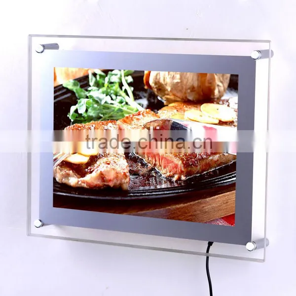 Hot Selling Display Light Panel Led Crystal Menu Sign Board Letter Light Sign photo-3