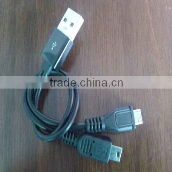 High Speed USB data transfer cable 2 in 1 data sync link cable