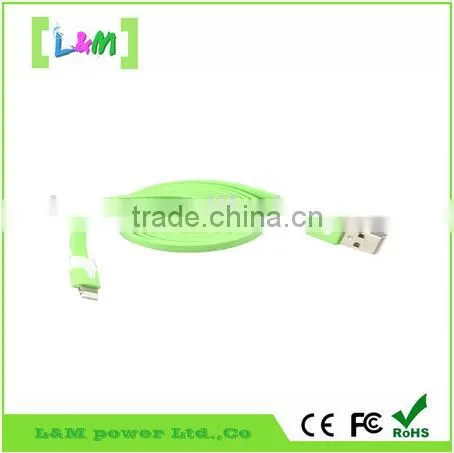 1m 2m 3m/10ft 8pin Flat Cable for IPhone 6 6s 5 5s 5c 4 5 Charge Sync Data Cable photo-4