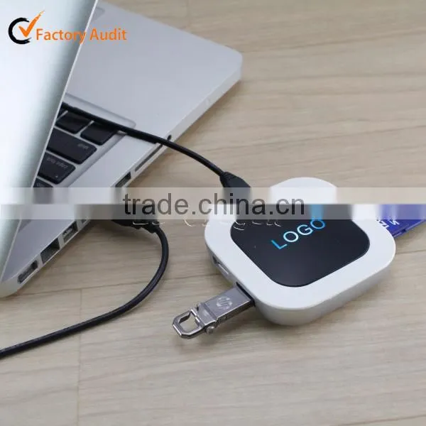2016 US Best Selling 3 Port HUB Combo USB 2.0 Card Reader USB 2.0 photo-3