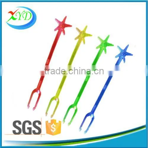 Colored Plastic Fruit Pick 3.35 Inch Sword Picks , Bar Tools photo-6