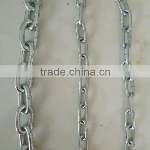 3/16 Ordinary Mild Steel Short Link Chain DIN 766 photo-3