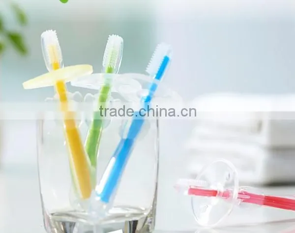2015 Hottest and Fashionabl FDA&LFGB Silicone Oral Care Baby/kids Toothbrush With Cover photo-4