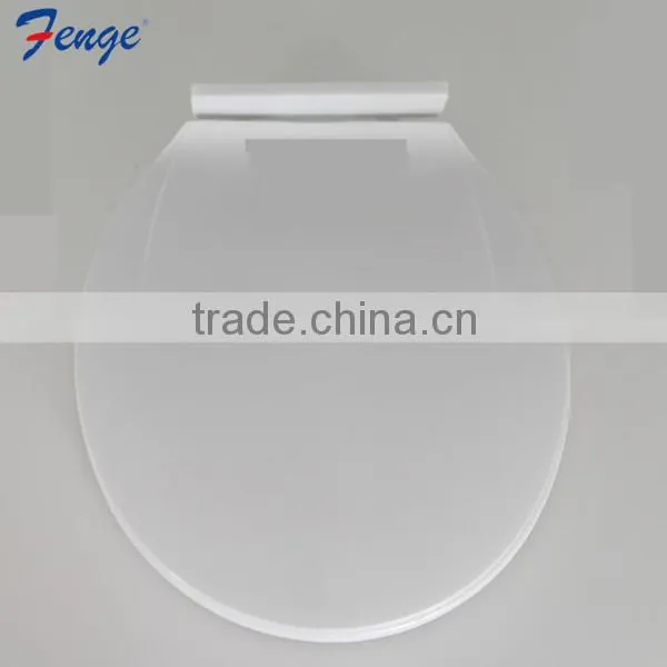 New Quick Release Durable Plastic Toilet Seat Cover With Stainless Steel Hinge photo-2