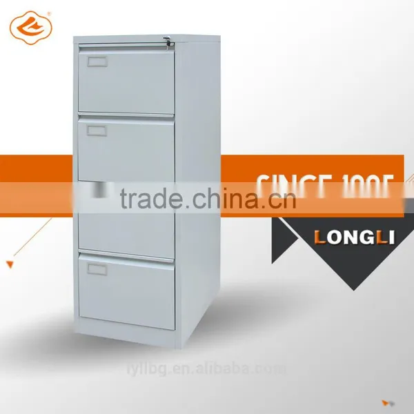 Metal Tall Thin Storage Cabinet With 4 Drawer photo-2