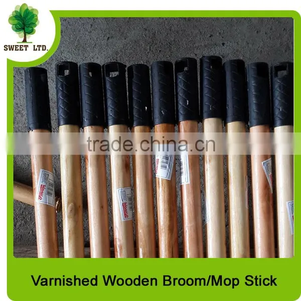 Varnished Wooden Broom Handle Farm Tools Wooden Shovel Handle Sticks photo-2