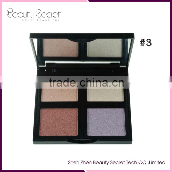 2017 New Style 4 Color Makeup Eyeshadow Palette With Mirror photo-3