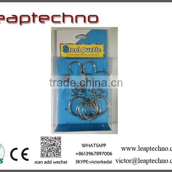 Metal Wire Puzzle Metal Puzzle With Rings Solution photo-3