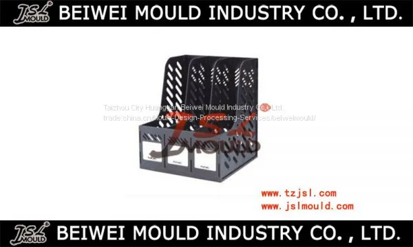 Plastic Office Fourfold Archive File Rack Shelf Mold/mould