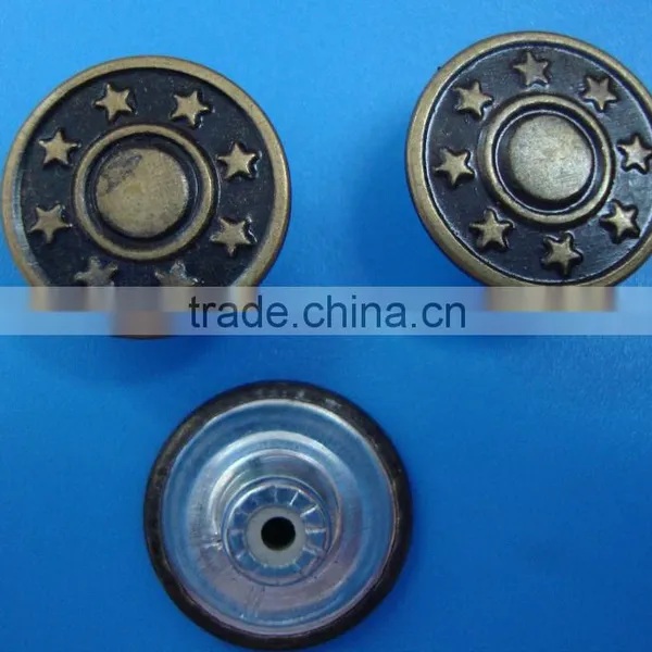 2014 Fashion Metal Jean Buttons