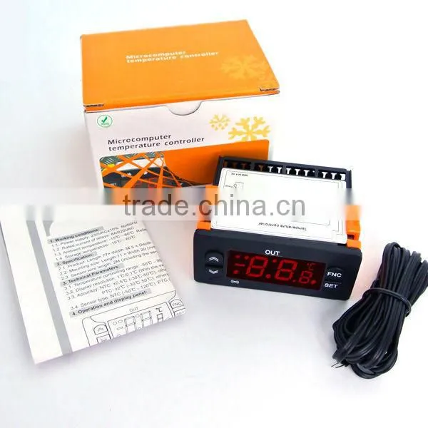 Mini Digital Microcomputer Temperature Controller -50 Degree C ~ 99 Degree C Range + 2M Wire Length Sensor photo-2