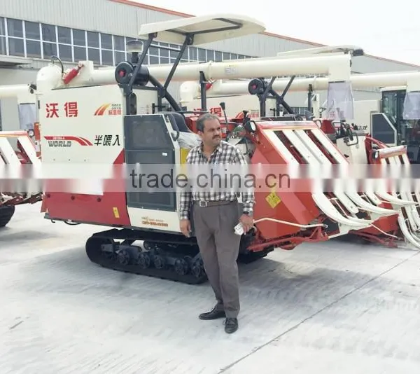 4LB-150 70hp Half Feeding Mini Price of Rice Harvester photo-2