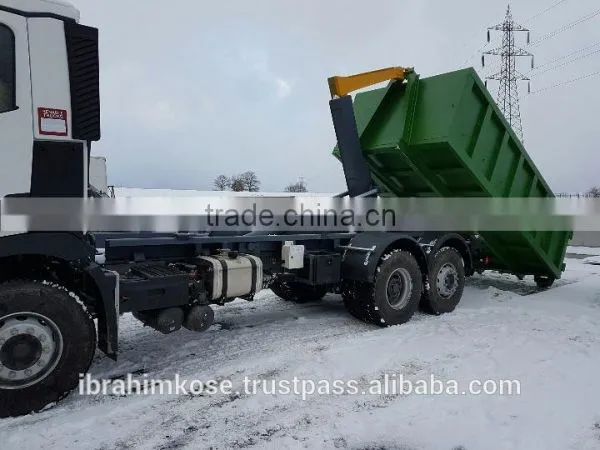 Hooklift Truck Hook Lifter 20 Tons Roll Container Truck Dumpster Truck photo-2