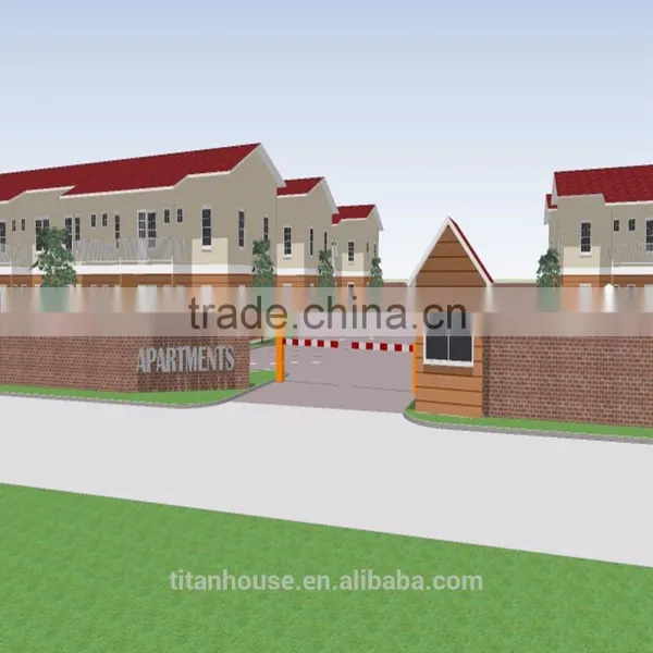 Easy Installation Light Steel Prefabricated Duplex Apartment for Rent photo-2