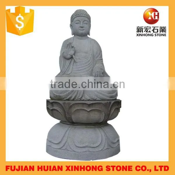 Hand Carved Sitting Jade Laughing Buddha Statues for Garden Decoration photo-4