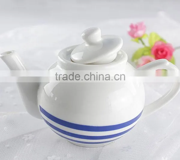 Hot Selling Products White Porcelain Cartoon Printing Teapot Wholesale photo-6