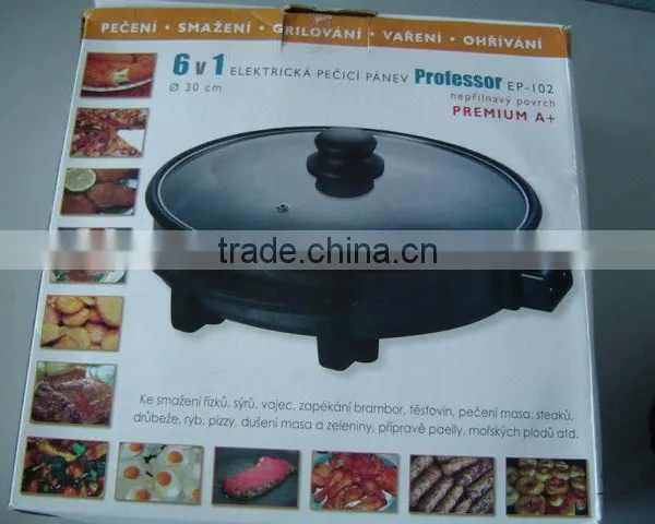 Stock Electric Frying Panlid Pizza Pan Closeout CS80619A