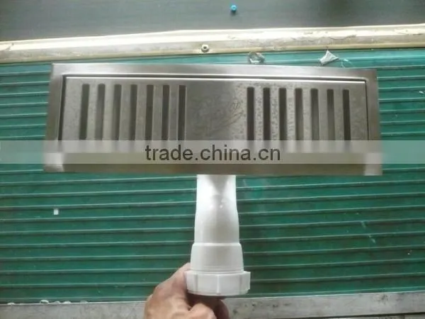 Shower Floor Drain With Grid or Tile Use Stainless Steel 25cm photo-3