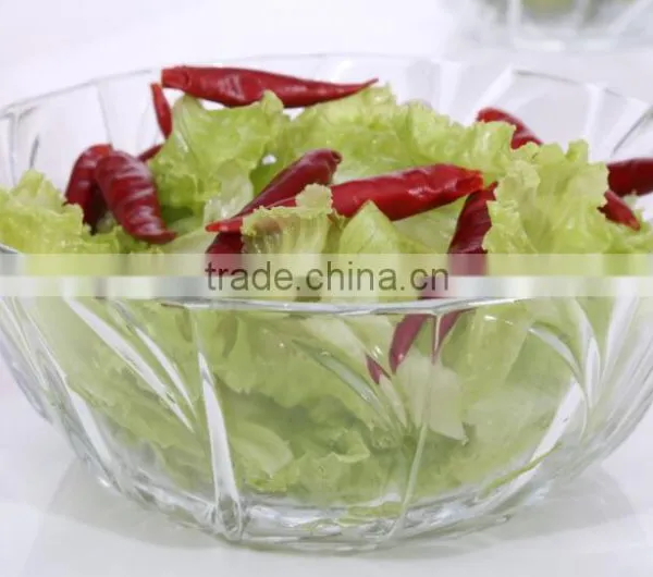 Set 3 Clear Cheap Large Glass Salad Bowls photo-2
