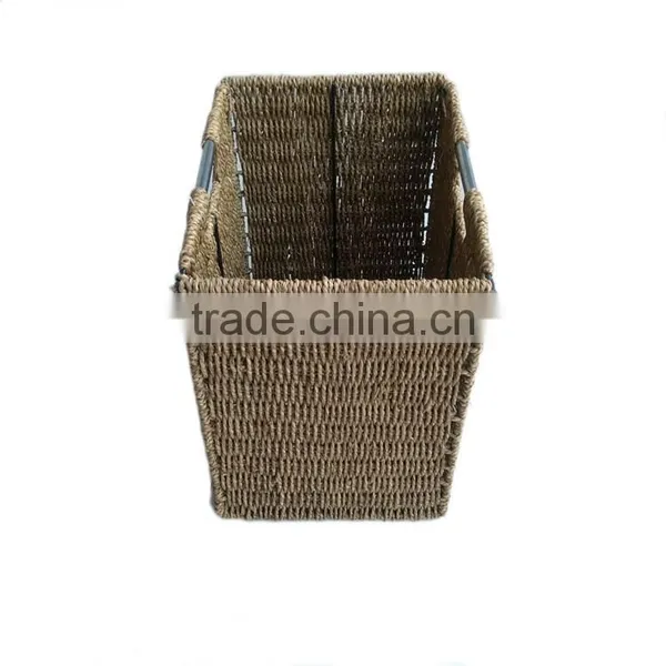 Natural Seagrass Material Eco-friendly Folding Seagrass Storage Basket photo-4