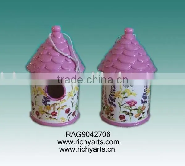 Ceramic bird house