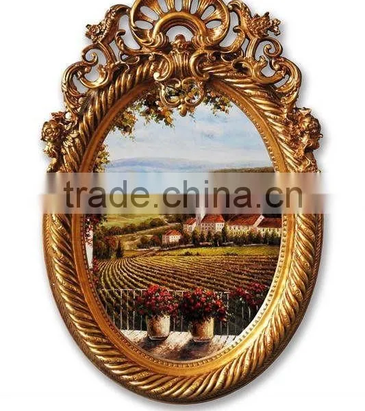 FA-053G-01 Leading Vintage Frames Oil Painting for Wall Decor photo-5