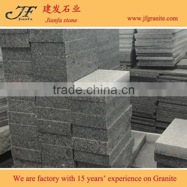 Surface Flamed Edge Cut G603 Grey Granite Paving Cubes photo-4