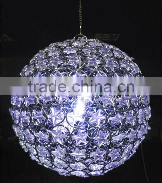 Wholesale Acrylic Craft Handmade LED Iron Ball Wedding Decoration Centerpieces photo-3