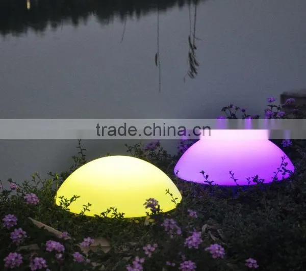 Popular Beautiful Rechargeable Half Round Shape Led Ball photo-4