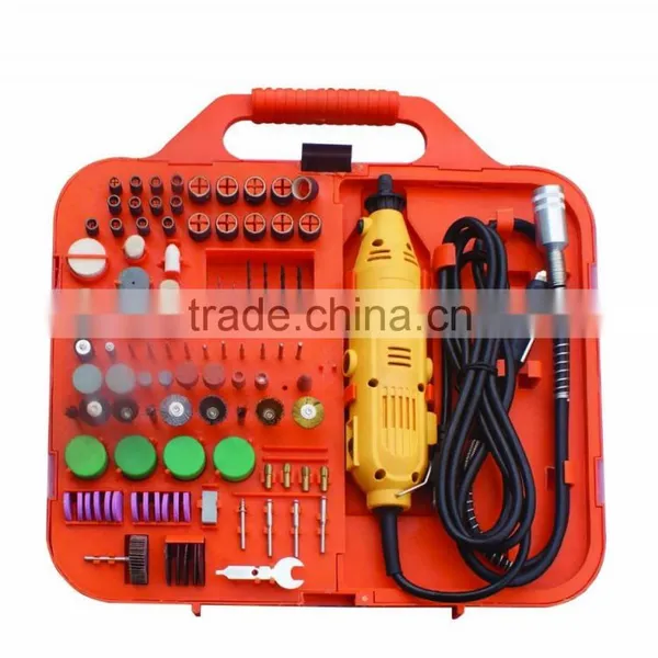 163pcs 135W Portable Hobby Mini Grinder Accessory Set With Flex Shaft Handheld Electric Rotary Drill Kit photo-5