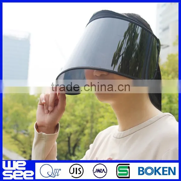 Wide Brim Sun Visor Hat Plastic Visor Hat photo-2