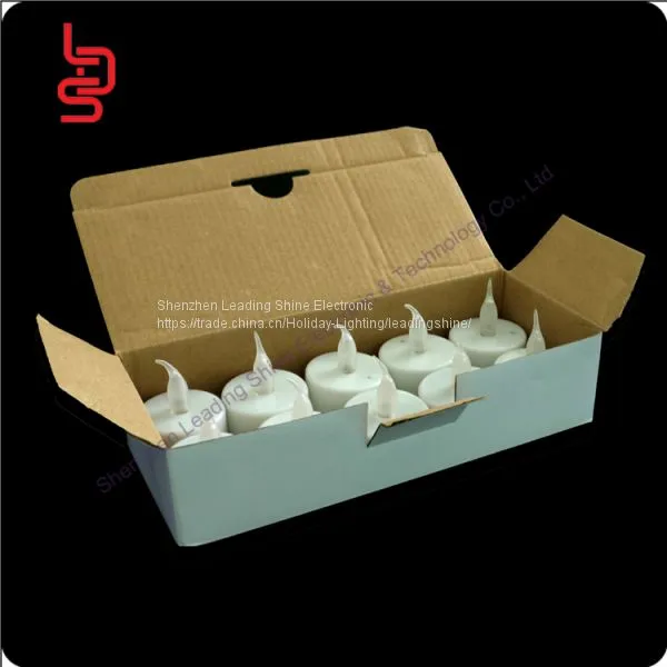 Air Control Blow on off Warm White Color Changing Cr2032 Operated Led Tea Light Wedding Decoration photo-3