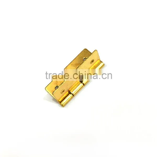 Fine And Delicate Small Solid Brass Jewelry Box Hinges / 19mm Wooden Box Brass Small Hinge photo-4