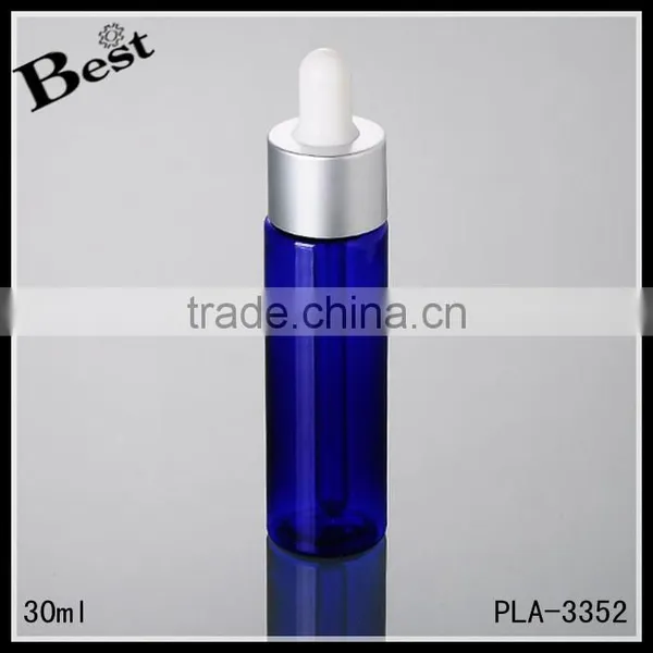 Wholesale Promotion Cosmetic Beard Oil Perfume White PP 30ml Aluminum Plastic Dropper Bottle photo-5