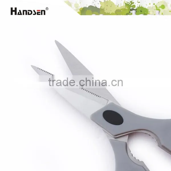 8-1/2" TT/TPR Soft Grip Handle Kitchen Cooking Scissors photo-3