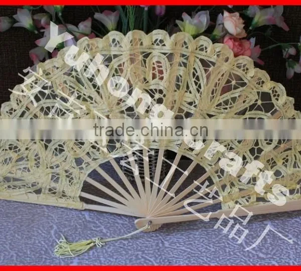 Chinese Bamboo Crafts Wedding Fan photo-3