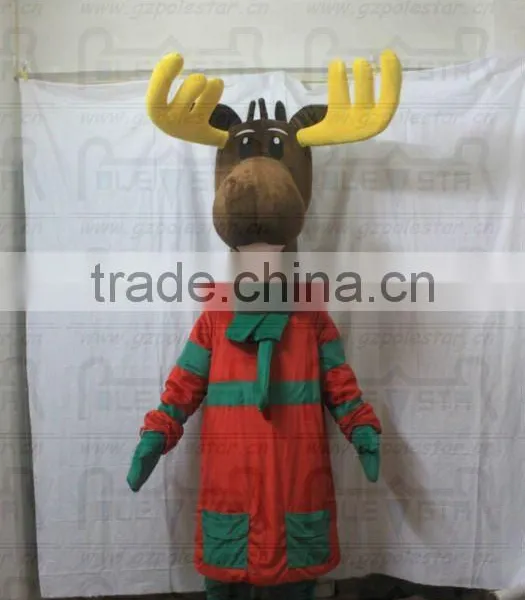 NO.2040 Elk Mascot Costumes for Chirstmas