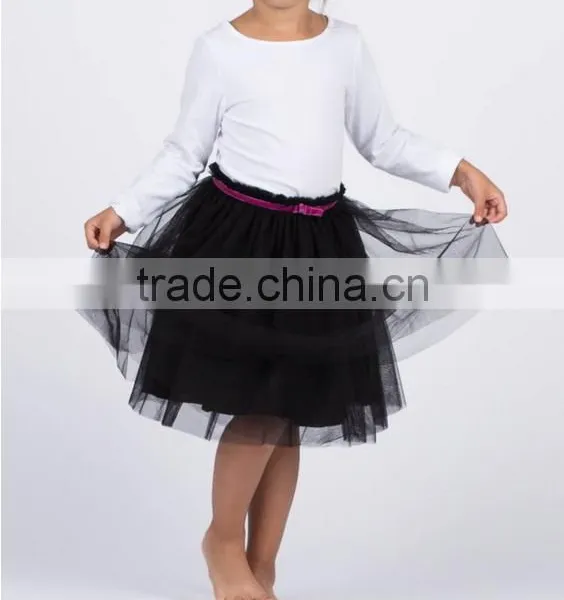 New Design Children's Tulle Skirt With Pleats Girls Kids Clothes Kid Clothing HSD5347 photo-3