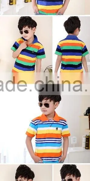 Hot Summer Selling 100% Cotton Children Polo T-shirts photo-3
