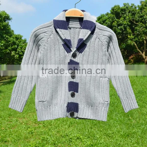 2015 Fashion Knitting Patterns Sweater Coat Woolen Cardigan Sweater Designs for Children photo-2
