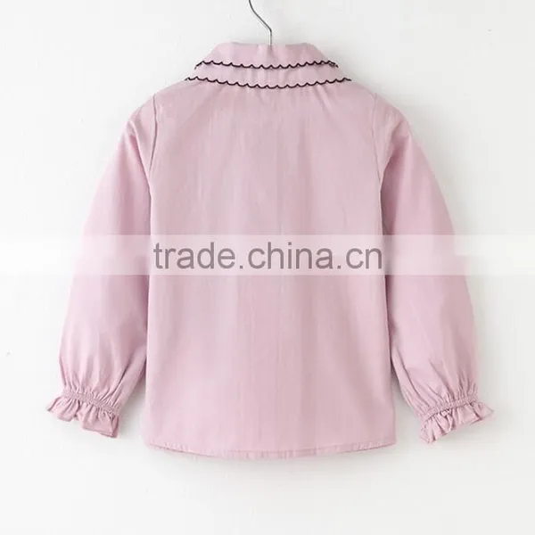 Zm50391b Autumn New Style Kids Clothing Long Sleeve Pure Cotton Lapel Trendy Children Shirt photo-4